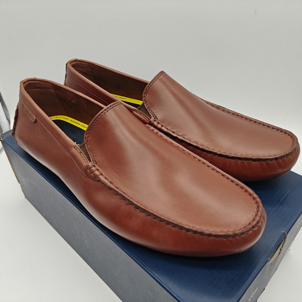 Cole Haan Grand+ Venetian Driving Loafers Mens 11.5 M Woodbury Gum C38825